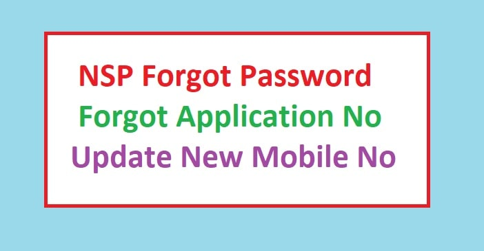 NSP Forgot Application ID Healing and Scholarship Password Reset 