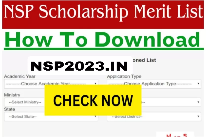 NSP Merit List 2024- Download And Install Listing Of Candidates PDF & Check Status 